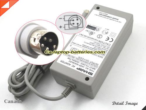  image of SHARP E6B27D ac adapter, 12V 6.67A E6B27D Notebook Power ac adapter SHARP12V6.67A80W-4pin-G
