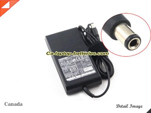  image of TOSHIBA PA2484U-1ACA ac adapter, 15V 5A PA2484U-1ACA Notebook Power ac adapter TOSHIBA15V5A75W-6.5x2.8mm