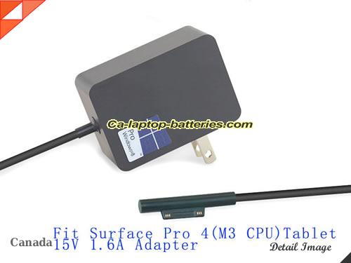  image of MICROSOFT 1735 ac adapter, 15V 1.6A 1735 Notebook Power ac adapter MICROSOFT15V1.6A24W-US