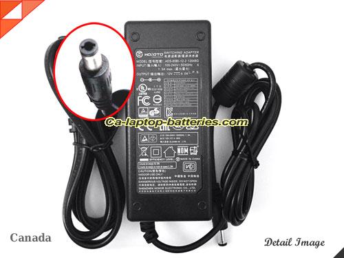  image of HOIOTO ADS-65LSI-12-1 12048G ac adapter, 12V 4A ADS-65LSI-12-1 12048G Notebook Power ac adapter HOIOTO12V4A48W-5.5x2.5mm
