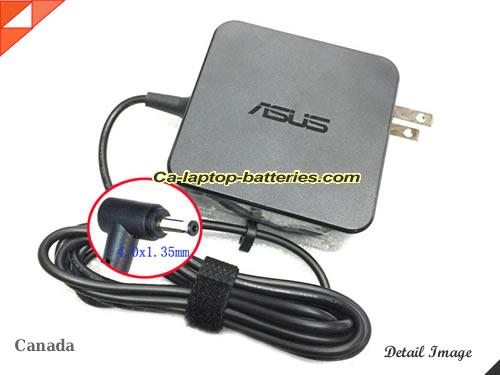 ASUS U305CA adapter, 19V 3.42A U305CA laptop computer ac adaptor, ASUS19V3.42A65W-4.0x1.35mm-Square-US