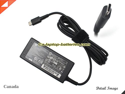 image of HP TPN-CA02 ac adapter, 15V 3A TPN-CA02 Notebook Power ac adapter HP15V3A45W-TYPE-C