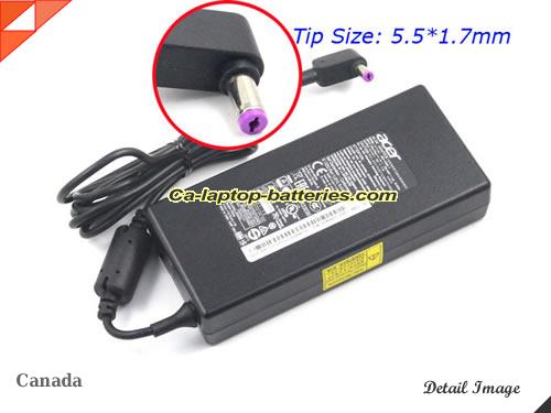 ACER ASPIRE VN7-592G-72PM adapter, 19V 7.1A ASPIRE VN7-592G-72PM laptop computer ac adaptor, ACER19V7.1A135W-NEW-5.5x1.7mm