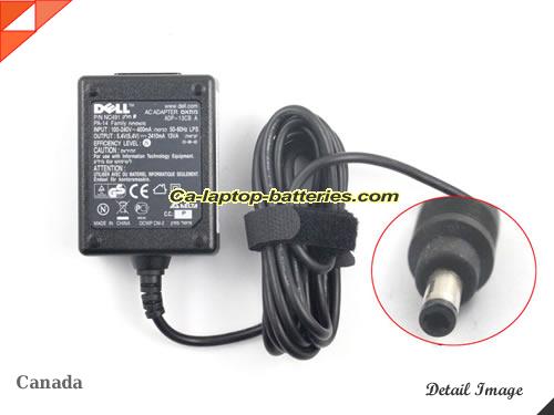  image of DELL P2040 ac adapter, 5.4V 2.410A P2040 Notebook Power ac adapter DELL5.4V2.410A13W-4.0x1.7mm