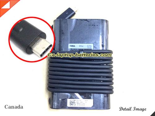  image of DELL THUNDERBOLT3 ac adapter, 20V 3.25A THUNDERBOLT3 Notebook Power ac adapter DELL20V3.25A65W-Type-C