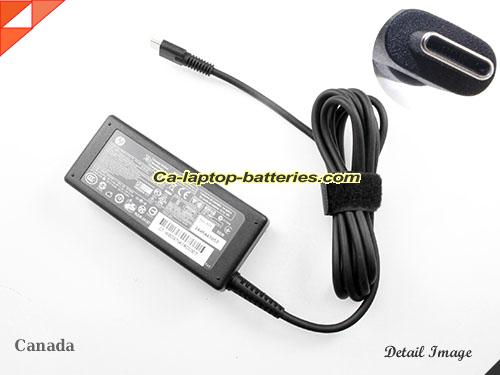  image of HP 860209-850 ac adapter, 20V 3.25A 860209-850 Notebook Power ac adapter HP20V3.25A65W-TYPE-C-32HT