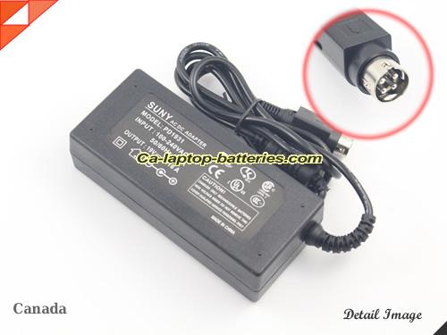  image of SUNY PD1931 ac adapter, 19V 3.16A PD1931 Notebook Power ac adapter SUNY19V3.16A60W-4PIN