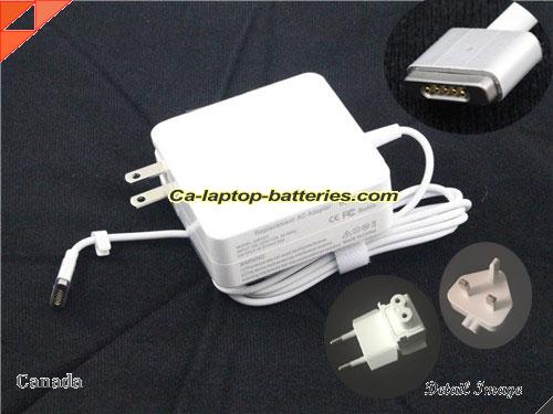  image of APPLE MD212 ac adapter, 16.5V 3.65A MD212 Notebook Power ac adapter UN16.5V3.65A60W-Wall-A600T-W