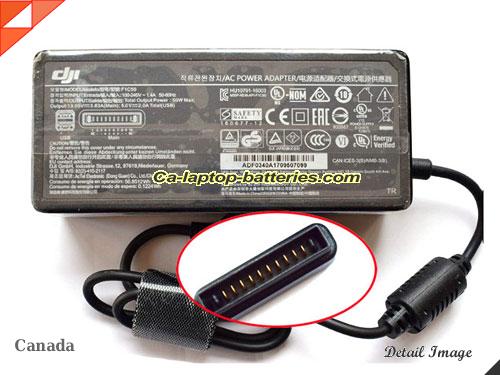  image of DJI F1C50 ac adapter, 13.05V 3.83A F1C50 Notebook Power ac adapter DJI13.05V3.83A50W-10PIN