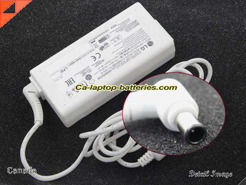  image of LG AD-48F19 ac adapter, 19V 2.53A AD-48F19 Notebook Power ac adapter LG19V2.53A48W-6.5X4.0mm-W