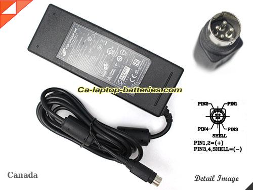  image of FSP FSP084-DIBAN2 ac adapter, 12V 7A FSP084-DIBAN2 Notebook Power ac adapter FSP12V7A84W-4pin-SZXF
