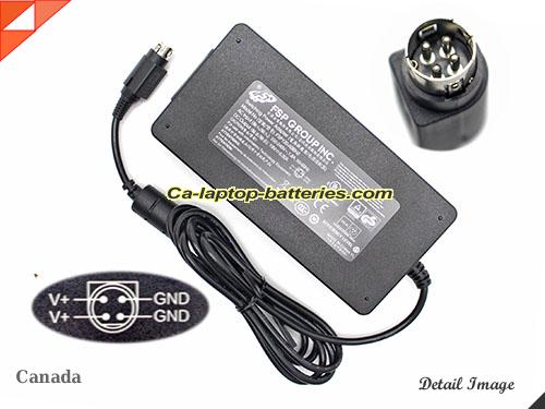  image of FSP FSP120-ABBN2 ac adapter, 19V 6.32A FSP120-ABBN2 Notebook Power ac adapter FSP19V6.32A120W-4PIN-ZZYF-thin