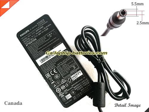  image of PHILIPS ADPC2065 ac adapter, 20V 3.25A ADPC2065 Notebook Power ac adapter PHILIPS20V3.25A65W-5.5x2.5mm