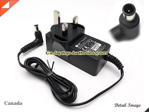  image of LG LCAP42 ac adapter, 19V 0.84A LCAP42 Notebook Power ac adapter LG19V0.84A16W-6.5x4.4mm-UK