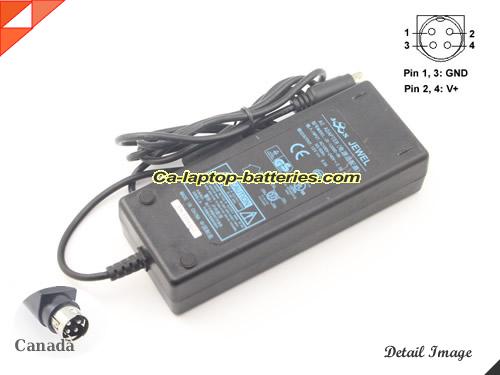  image of JEWEL JS-12060-3K ac adapter, 12V 6A JS-12060-3K Notebook Power ac adapter JEWEL12V6A72W-4PIN