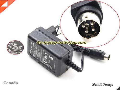  image of CWT KPC-024F ac adapter, 12V 2A KPC-024F Notebook Power ac adapter CWT12V2A24W-4pin-EU