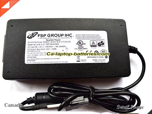  image of FSP FSP120AWAN2 ac adapter, 54V 2.22A FSP120AWAN2 Notebook Power ac adapter FSP54V2.22A120W-2PIN