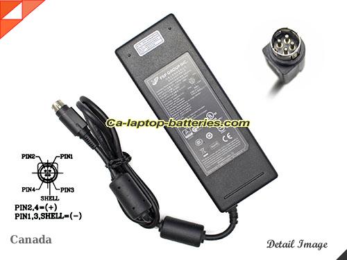  image of FSP FSP084-DMCA1 ac adapter, 12V 7A FSP084-DMCA1 Notebook Power ac adapter FSP12V7A84W-4pin-LZRF