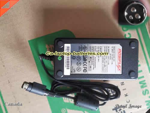  image of POSIFLEX EA1050B-240 ac adapter, 24V 2.5A EA1050B-240 Notebook Power ac adapter POSIFLEX24V2.5A60W-3Pin