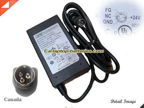  image of APD DA-50C24 ac adapter, 24V 2.15A DA-50C24 Notebook Power ac adapter APD24V2.15A52W-3Pin