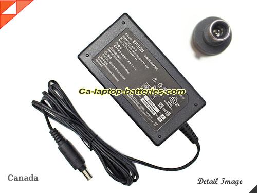 EPSON SCANNER 4180 adapter, 24V 1.4A SCANNER 4180 laptop computer ac adaptor, EPSON24V1.4A33.6W-6.5x4.0mm