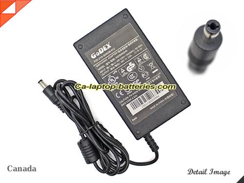  image of GODEX 215-300038-012 ac adapter, 24V 2.5A 215-300038-012 Notebook Power ac adapter GODEX24V2.5A60W-5.5x2.5mm