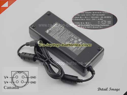 Images of 1PLUS WQ300PHOTO II MONITOR ac adapter, 24V 6.25A WQ300PHOTO II MONITOR Notebook power adapter FSP24V6.25A150W-4PIN-LARN 1PLUS WQ300PHOTO II MONITOR adapter, 24V 6.25A WQ300PHOTO II MONITOR laptop computer ac adaptor, FSP24V6.25A150W-4PIN-LARN