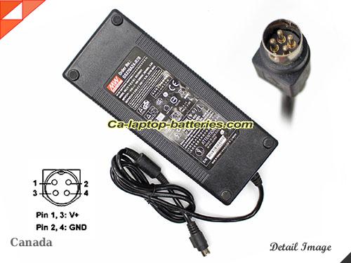 image of MEAN WELL GS220A214-R7B ac adapter, 24V 9.2A GS220A214-R7B Notebook Power ac adapter MEANWELL24V9.2A221W-4PIN-ZZYF