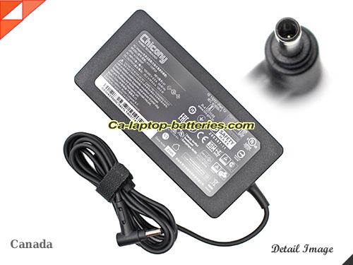  image of CHICONY A12A055P ac adapter, 20V 6A A12A055P Notebook Power ac adapter CHICONY20V6A120W-4.5x3.0mm-thin