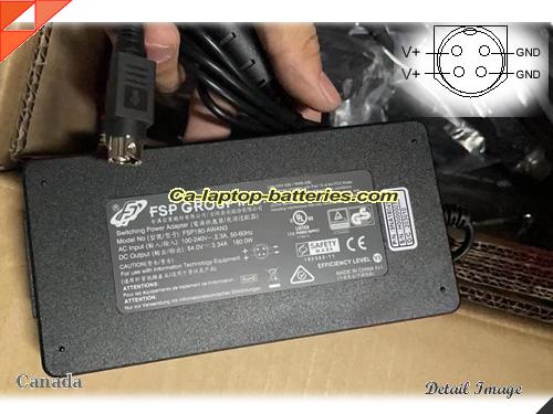  image of FSP FSP180-AWAN3 ac adapter, 54V 3.34A FSP180-AWAN3 Notebook Power ac adapter FSP54V3.34A180W-4Pin-ZZYF