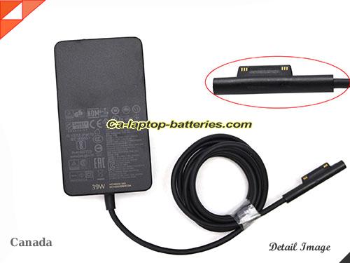  image of MICROSOFT 1963 ac adapter, 15V 2.6A 1963 Notebook Power ac adapter MICROSOFT15V2.6A39W-1963