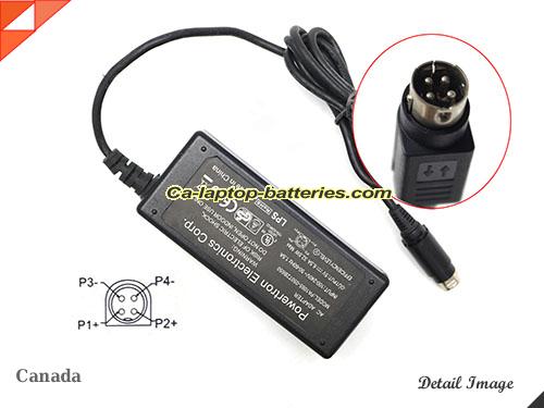  image of POWERTRON PA1065-050T2B650 ac adapter, 5V 6.5A PA1065-050T2B650 Notebook Power ac adapter PEC5V6.5A32.5W-4pin-B