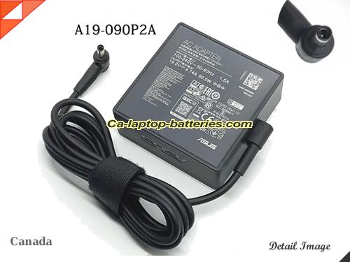  image of ASUS ADP-90LE B ac adapter, 19V 4.74A ADP-90LE B Notebook Power ac adapter ASUS19V4.74A90W-4.5x3.0mm-SQ-A19090P2A