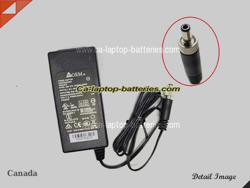 AAEON RTC-710AP adapter, 12V 3.34A RTC-710AP laptop computer ac adaptor, OEM12V3.34A40W-5.5x2.5mm-Metal