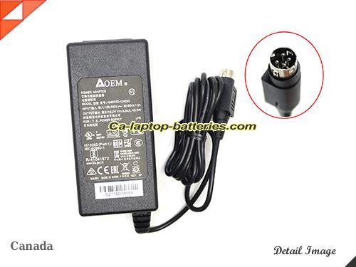 AAEON RTC-710RK adapter, 12V 3.34A RTC-710RK laptop computer ac adaptor, OEM12V3.34A40W-4PIN