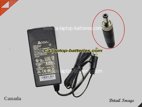 Images of AAEON RTC-710RK ac adapter, 12V 3.34A RTC-710RK Notebook power adapter OEM12V3.34A40W-5.5x2.5mm-Metal AAEON RTC-710RK adapter, 12V 3.34A RTC-710RK laptop computer ac adaptor, OEM12V3.34A40W-5.5x2.5mm-Metal