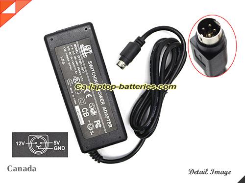  image of GFT GFP252-0512 ac adapter, 12V 1.5A GFP252-0512 Notebook Power ac adapter GFT12V1.5A18W-4PIN-SZXF