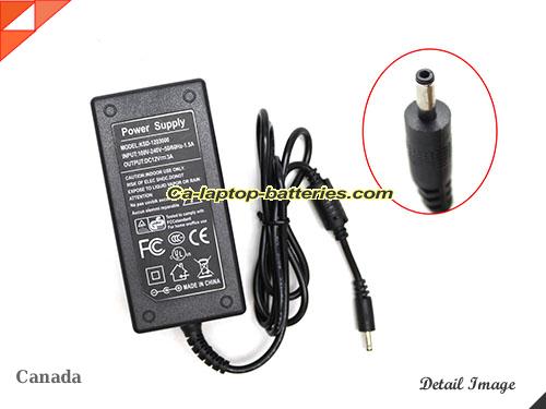  image of OEM KSD-1203000 ac adapter, 12V 3A KSD-1203000 Notebook Power ac adapter OEM12V3A36W-3.5x1.35mm