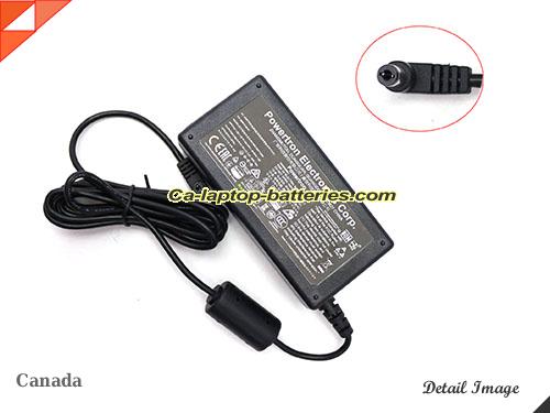  image of POWERTRON PA1050-240T1A200 ac adapter, 24V 2A PA1050-240T1A200 Notebook Power ac adapter Powertron24V2A48W-5.5x2.1mm