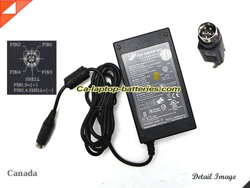  image of FSP FSP060-DBAE ac adapter, 12V 5A FSP060-DBAE Notebook Power ac adapter FSP12V5A60W-4PIN-ZFYZ