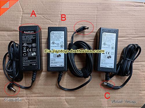  image of AUDIO PRO GPE602-240200W ac adapter, 24V 2A GPE602-240200W Notebook Power ac adapter GPE24V2A48W-5.5x2.1mm