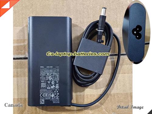  image of DELL DA240PM200 ac adapter, 19.5V 12.31A DA240PM200 Notebook Power ac adapter DELL19.5V12.31A240W-7.4x5.0mm-GN