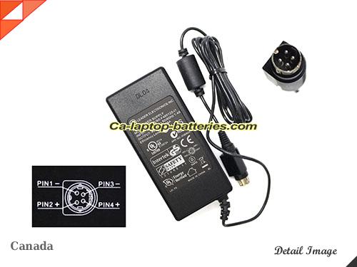  image of LEI NU60-F480125-11 ac adapter, 48V 1.25A NU60-F480125-11 Notebook Power ac adapter LEI48V1.25A60W-4PIN-ZZYF