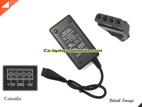  image of SWITCHING S026AN12001502 ac adapter, 12V 1.5A S026AN12001502 Notebook Power ac adapter SWITCHING12V1.5A18W-4hole