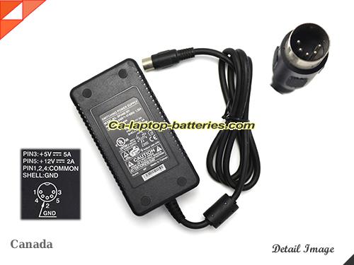  image of SWITCHING SPU45E-201 ac adapter, 12V 2A SPU45E-201 Notebook Power ac adapter SWITCHING12V2A42W-Special-5Pins