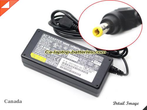  image of NEC ADP64 ac adapter, 19V 3.37A ADP64 Notebook Power ac adapter FUJITSU19V3.37A64W-5.5x2.5mm