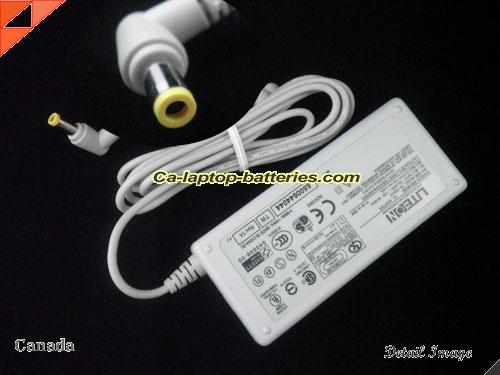  image of GATEWAY PA-1650-02 ac adapter, 19V 3.42A PA-1650-02 Notebook Power ac adapter LITEON19V3.42A65W-5.5x2.5mm-W
