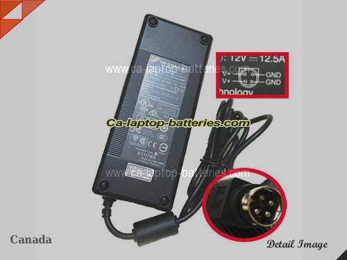 Genuine FSP FSP150-AHB Adapter FSP150-AHB AHAN1 12V 12.5A 150W AC Adapter Charger FSP12V12.5A150W-4PIN-B