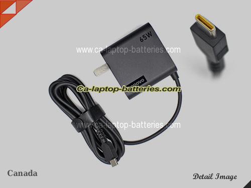 LENOVO 20V 3.25A  Notebook ac adapter, LENOVO20V3.25A65W-Type-C-US-B