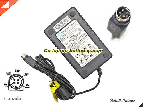 Genuine CWT PAA060F Adapter 12V 5A 60W AC Adapter Charger CWT12V5A60W-4PIN